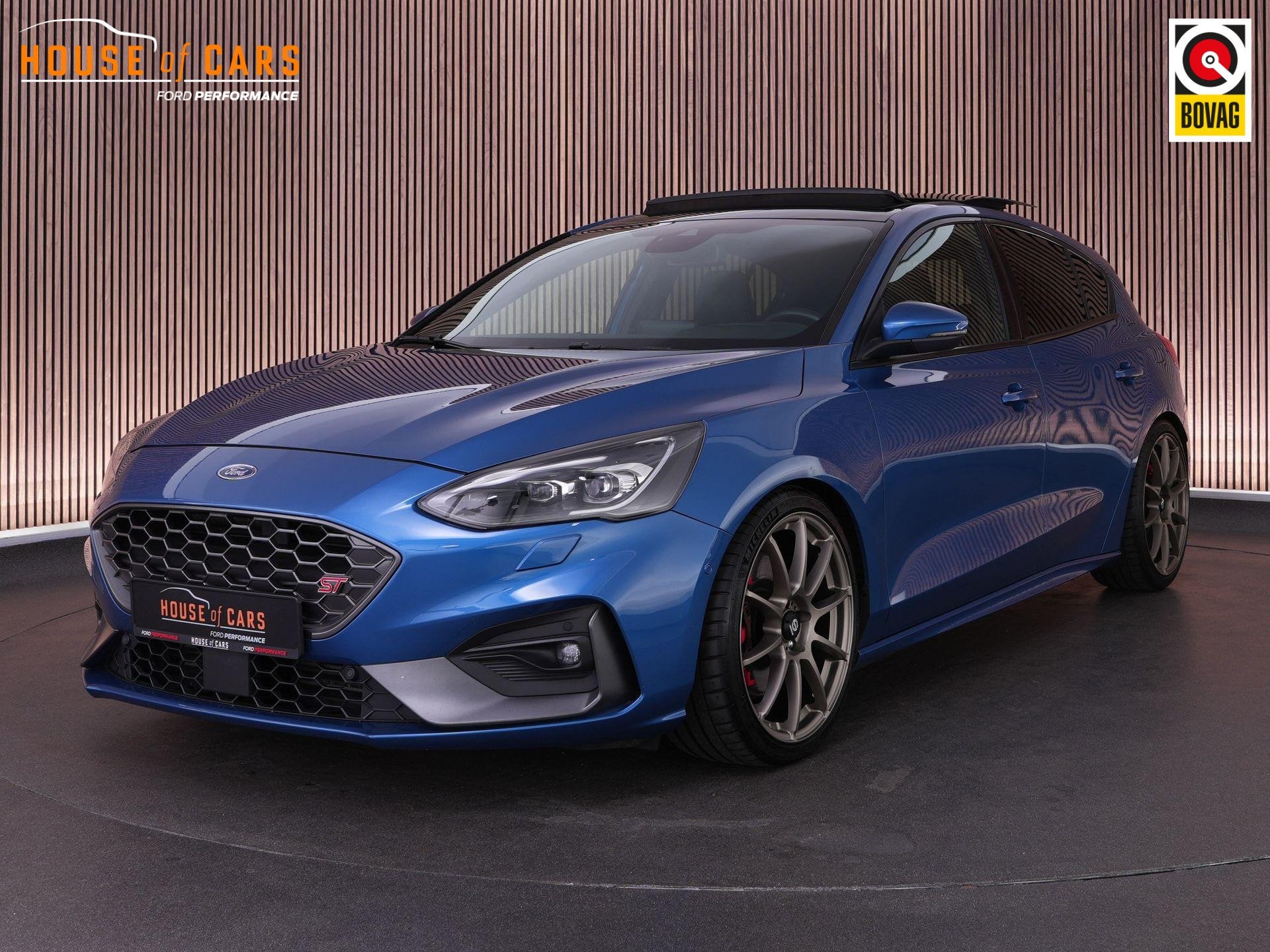 Ford Focus ST-3 2.3 280pk PERFORMANCE PACK |Milltek|19" Spar, Auto's, Ford, 1408 kg, Gebruikt, 4 cilinders, Blauw