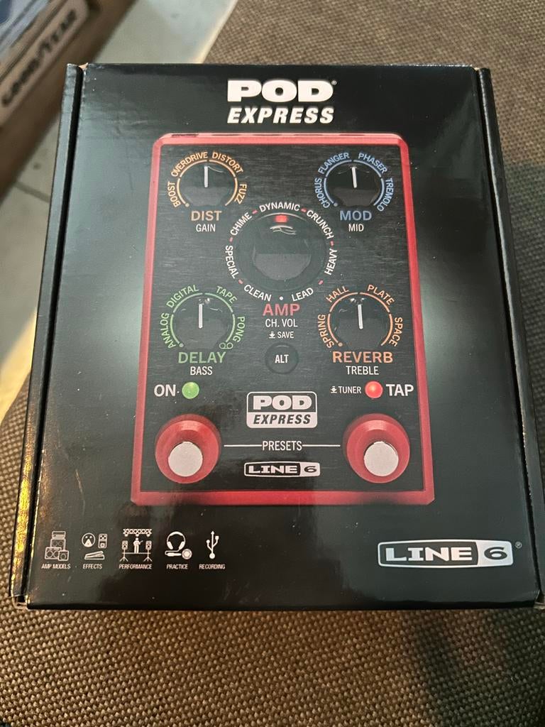 Line 6 POD express - Zo goed als nieuw, Muziek en Instrumenten, Effecten, Ophalen of Verzenden, Zo goed als nieuw, Multi-effect