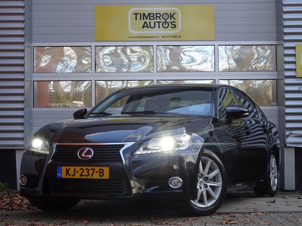 Lexus GS 300h *Stoelventilatie/Trekhaak/ Cam/APK 06-2027/Keu, Euro 5, Gebruikt, Zwart, Leder