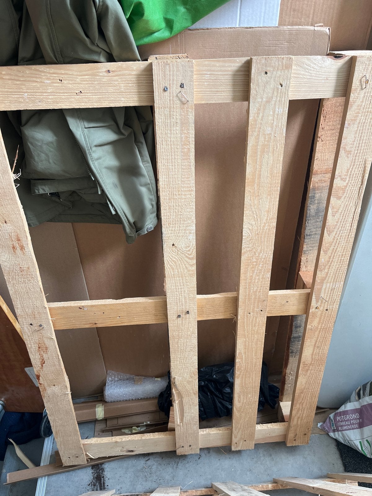 Houten Pallets - Gebruikt maar in goede staat, Ophalen, Gebruikt, 250 tot 300 cm, 50 mm of meer