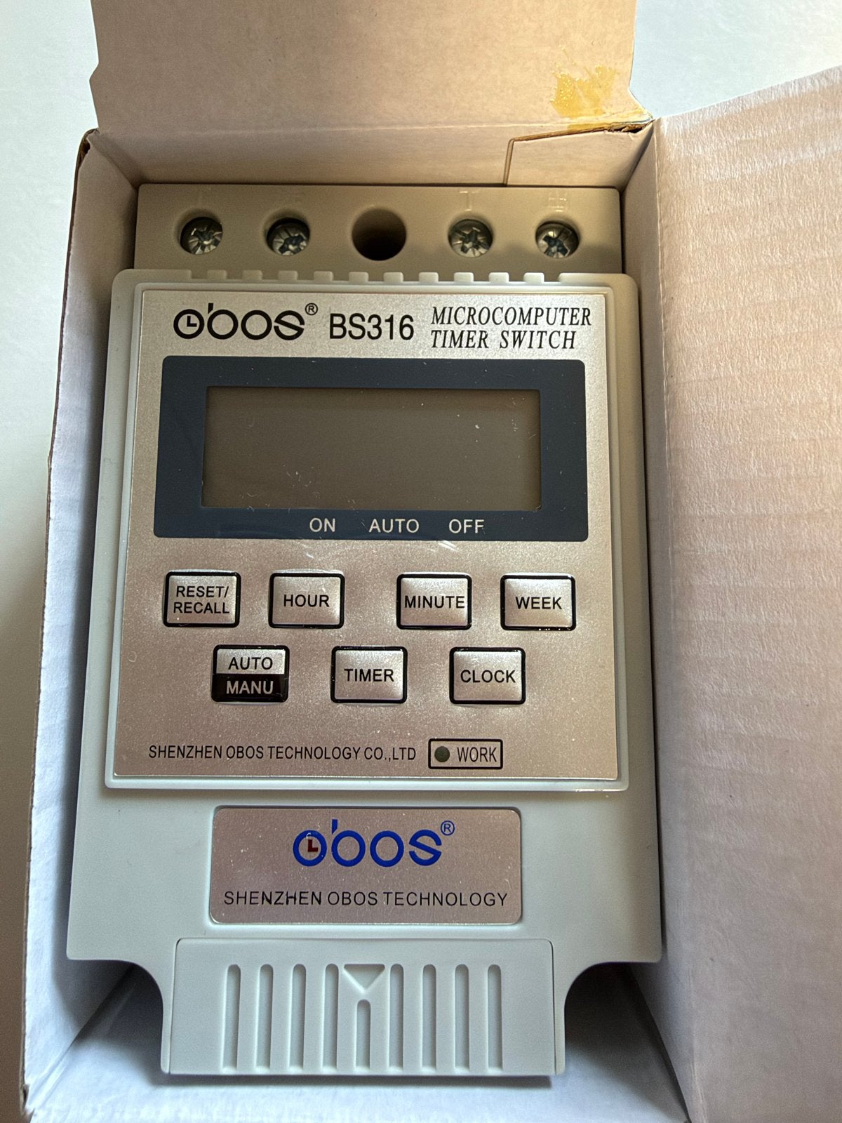 OBOS BS316 Microcomputer Timer Schakelaar Nieuw, Ophalen of Verzenden, Nieuw, Overige merken, Schakelaar