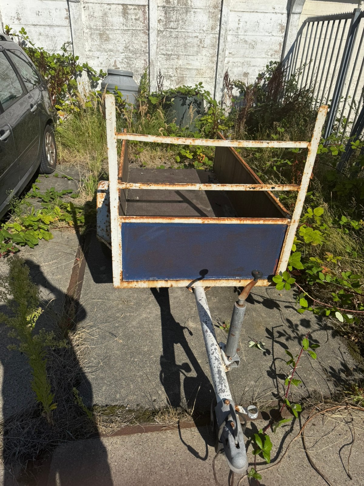 Kleine aanhanger, Ophalen, Gebruikt