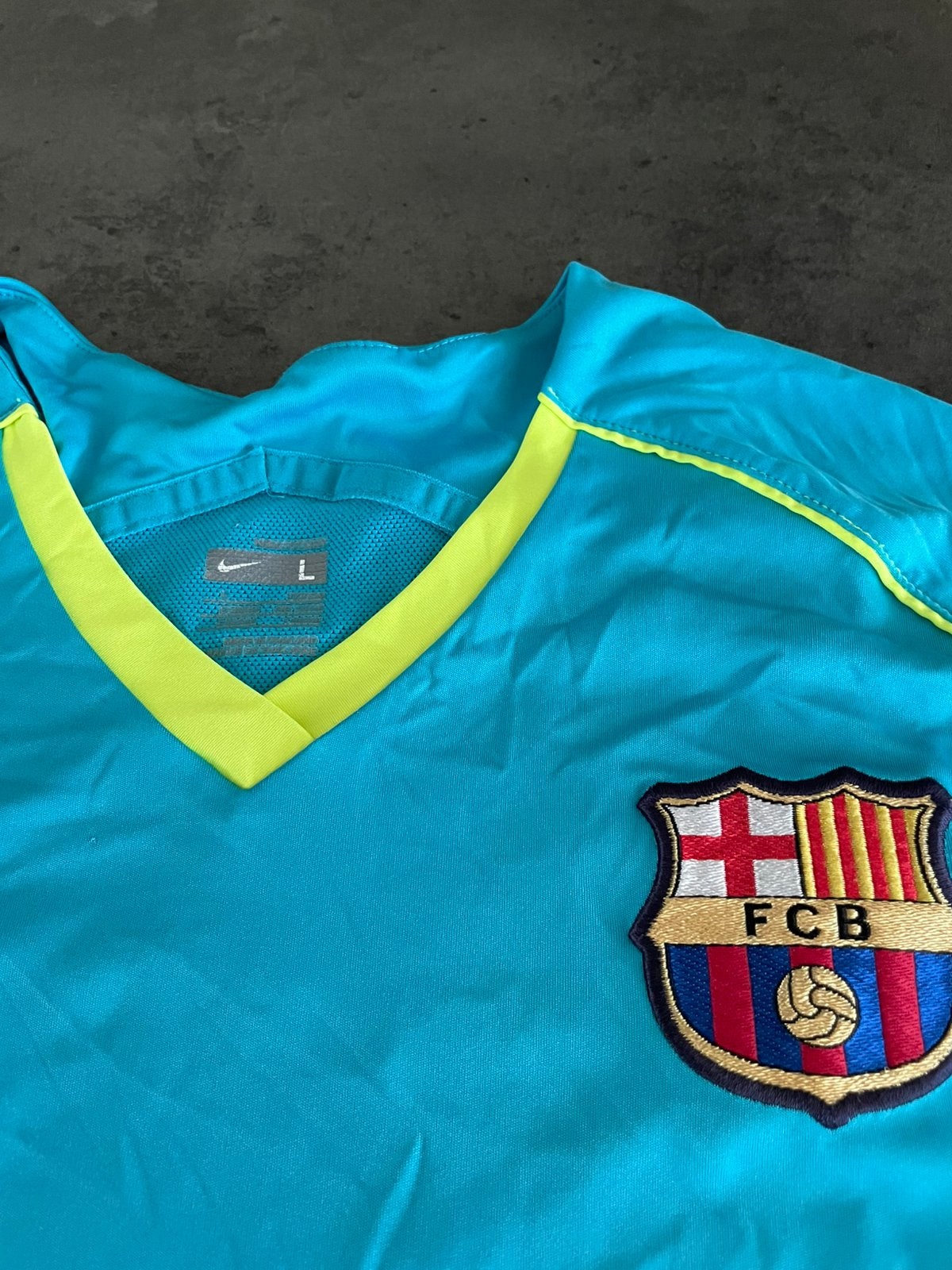 NIKE voetbal t shirt  FC BARCELONA, Ophalen of Verzenden, Zo goed als nieuw, Shirt
