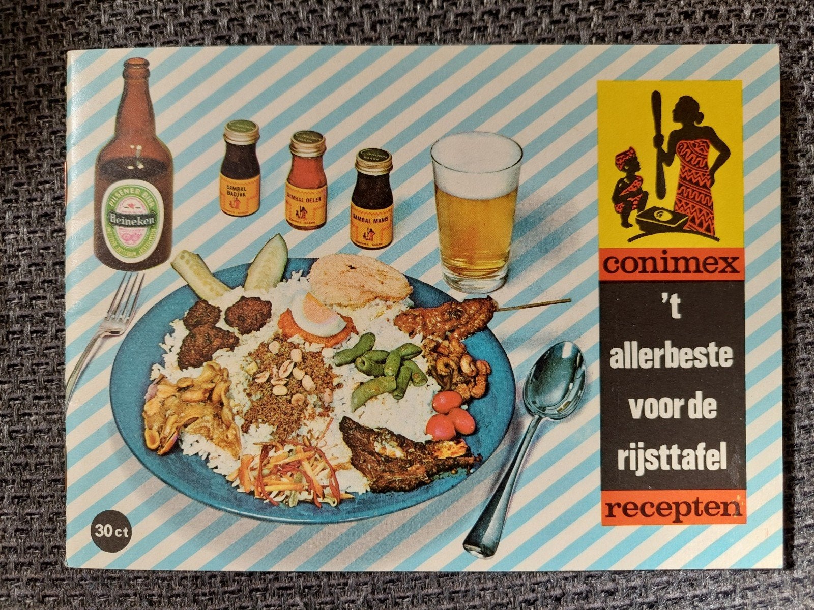 Nostalgisch retro vintage kookboekje, Boeken, Azië en Oosters, Ophalen of Verzenden, Hoofdgerechten, Conimex