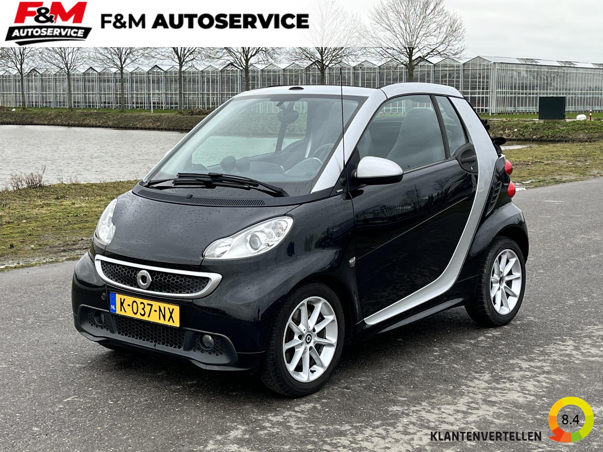 smart fortwo cabrio 1.0 mhd Passion Airco, Auto's, Smart, Automaat, Euro 5, Gebruikt, Bedrijf