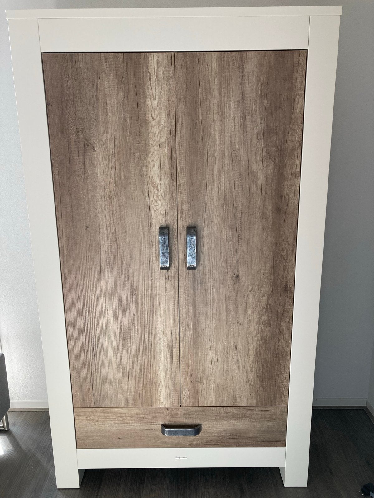 Complete slaapkamer set: bed, kledingkast en wandplank, Ophalen, Gebruikt, Jongetje of Meisje