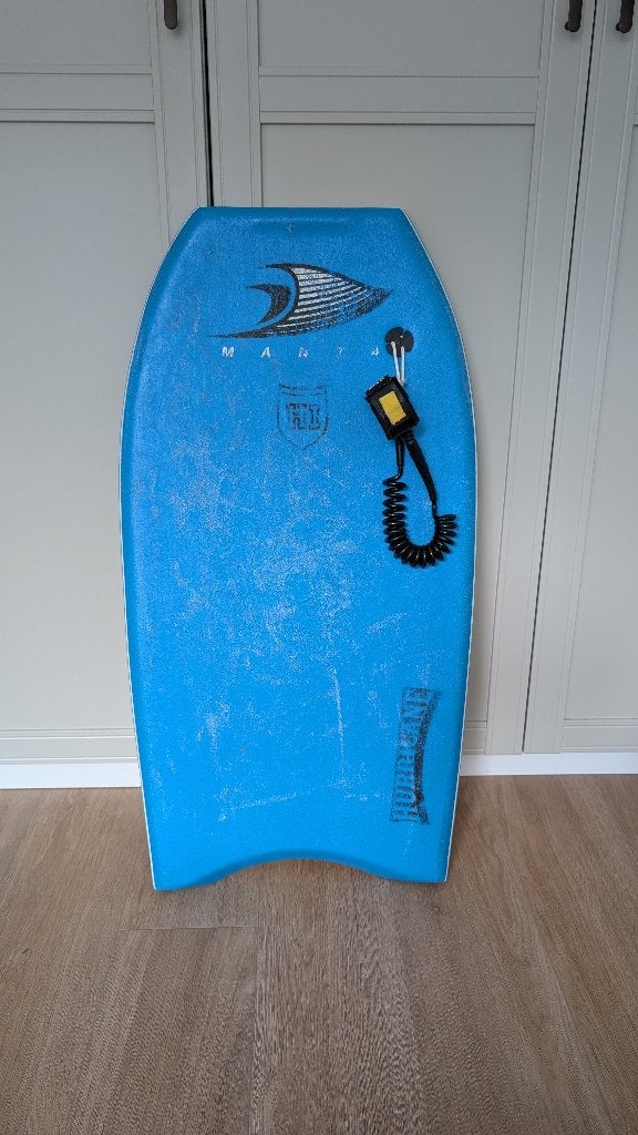 Manta Hurricane Bodyboard inclusief Leash, Watersport en Boten, Ophalen, Zo goed als nieuw, Overige typen