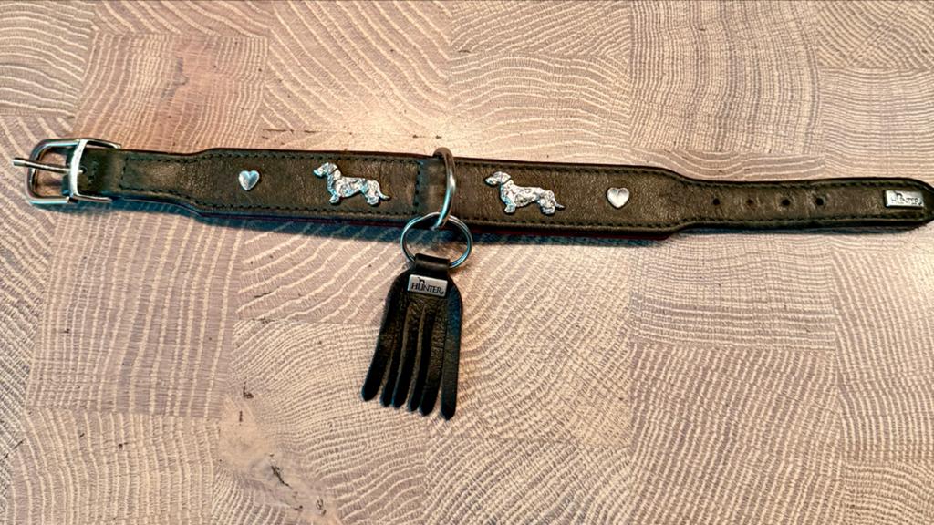 Hunter halsband 32 cm, Dieren en Toebehoren, Ophalen of Verzenden, Zo goed als nieuw