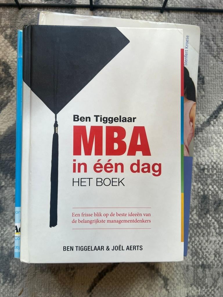 MBA in één dag, Tiggelaar, Boeken, Ophalen of Verzenden, Zo goed als nieuw, Management, Ben Tiggelaar; Joël Aerts