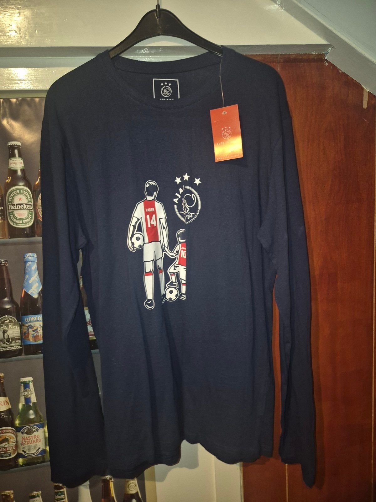 Ajax Pyjama Shirt XL - Nieuw met kaartjes, Ophalen of Verzenden, Nieuw, Maat 56/58 (XL), Ajax