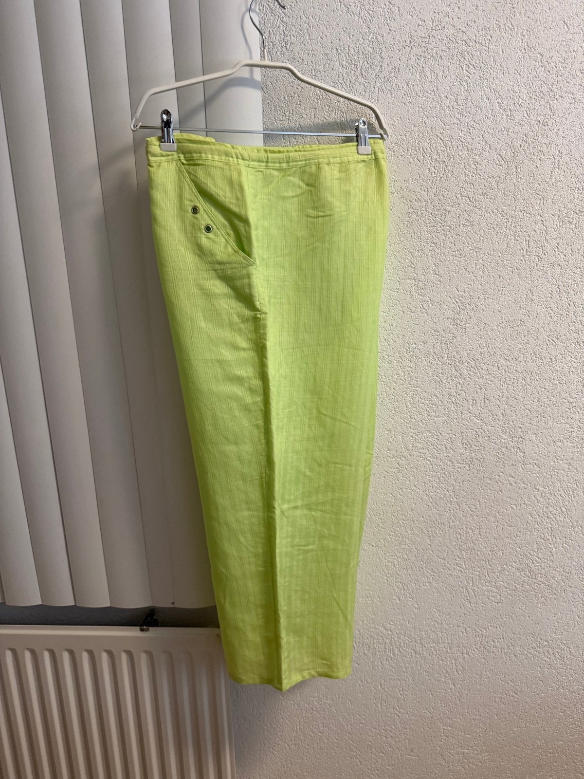 Mintgroene Ulla Popken bermuda – maat 56/58 – katoen, Maat 46/48 (XL) of groter, Ophalen of Verzenden, Zo goed als nieuw, Driekwart