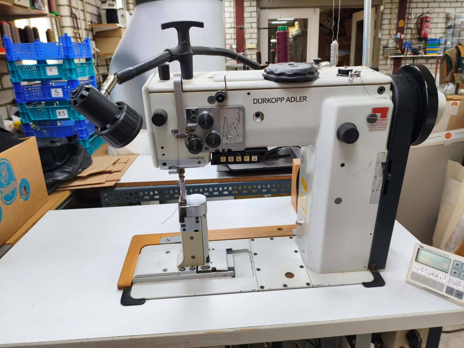Dürkopp Adler 768-FA-R373 Industriële Naaimachine, Gebruikt, Naaimachine, Industrieel, Ophalen