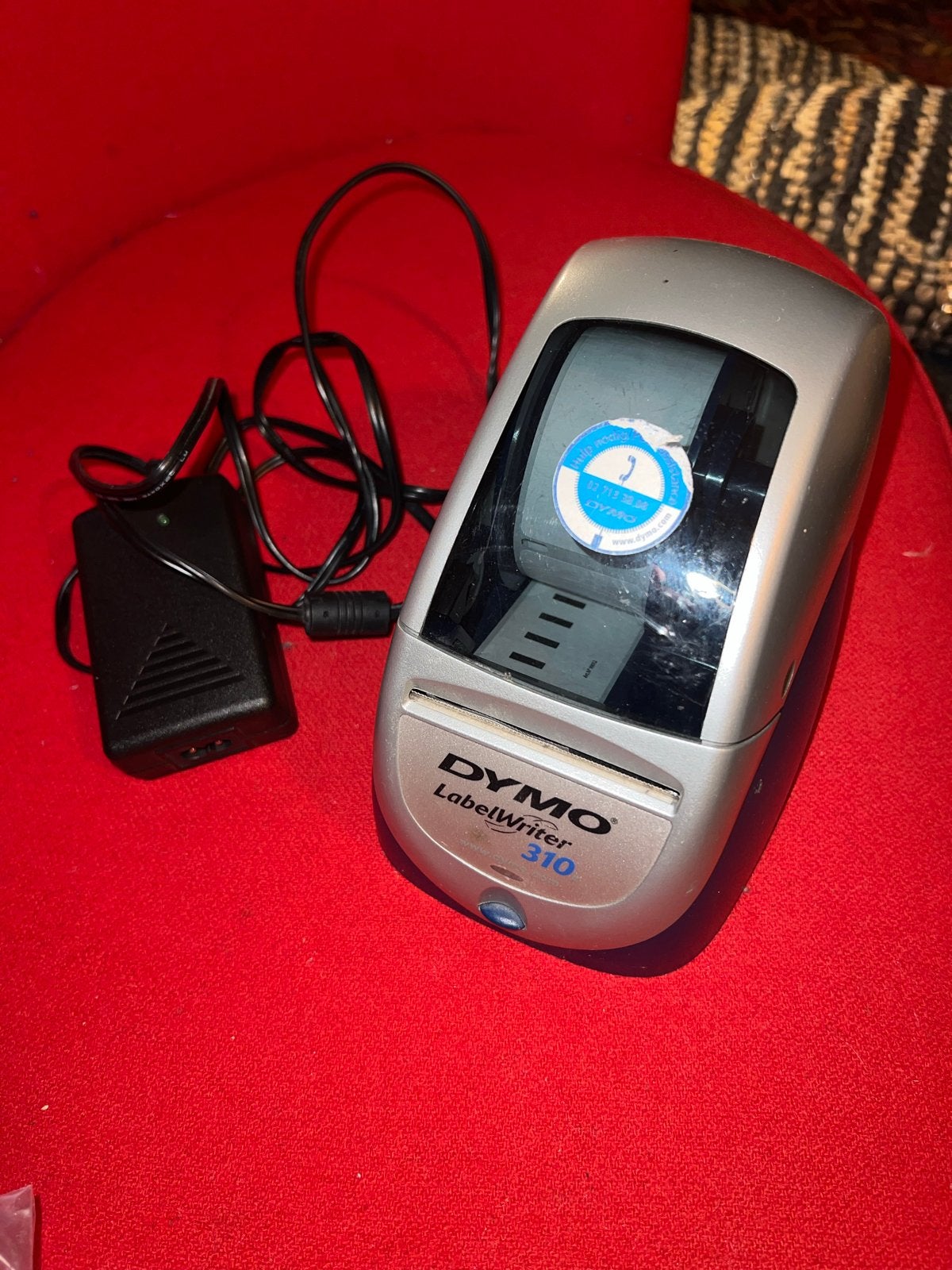 Dymo LabelWriter 310 labelprinter met 5 rollen etiketten, Computers en Software, Ophalen, Gebruikt, Etiket