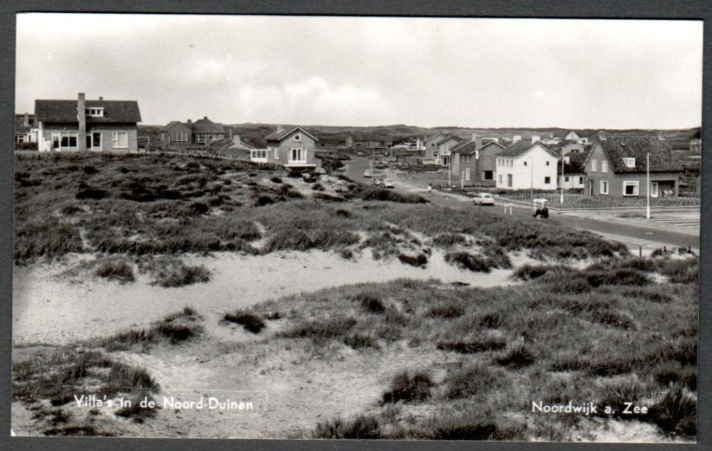 Oude Ansicht - Noordwijk a Zee Villa in de Noord Duinen ZH., Ophalen of Verzenden, 1940 tot 1960, Ongelopen, Zuid-Holland