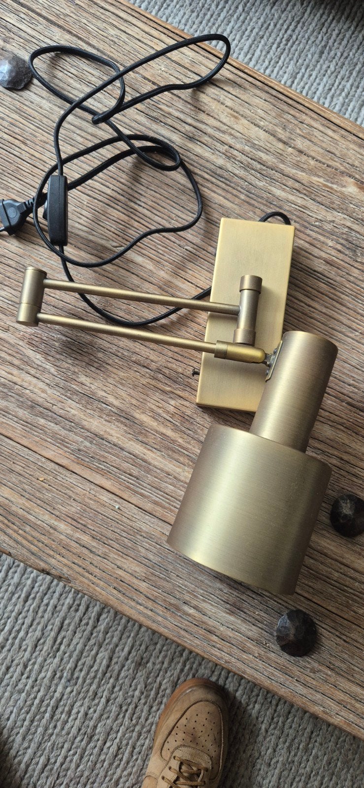 Karwei wandlamp Nordin messing - Zo goed als nieuw, Ophalen of Verzenden, Zo goed als nieuw, Goud, Metaal