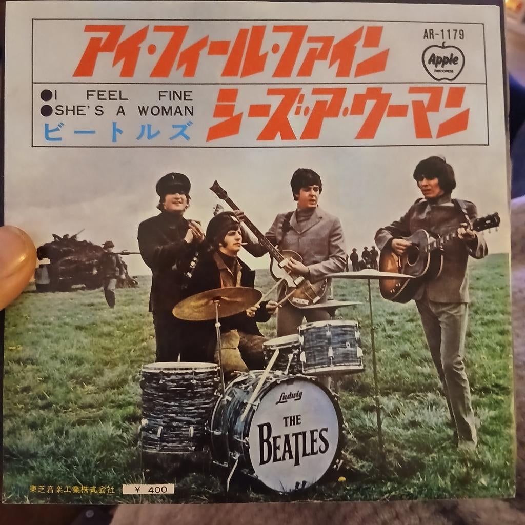 The Beatles - I Feel Fine / She's A Woman (Japanse Single), Cd's en Dvd's, Vinyl Singles, Fotohoes, 7 inch, Single, Ophalen of Verzenden