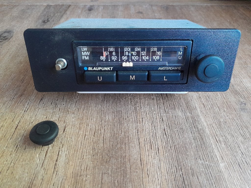 BLAUPUNKT AMSTERDAM 12 - OLDTIMER AUTORADIO - Jaren "80, Ophalen of Verzenden, Gebruikt
