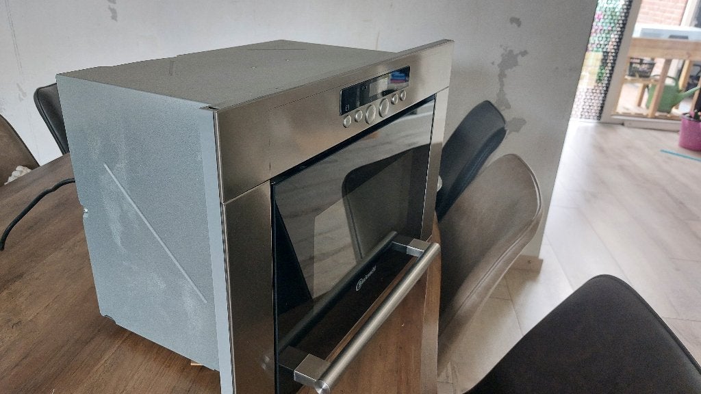 Inbouw Combi magnetron Bauknecht, Ophalen, Combimagnetron, Hete lucht, Zo goed als nieuw