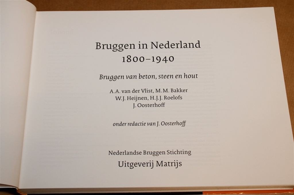 Bruggen in Nederland 1800-1940 — Beton, Steen en Hout, Boeken, Ophalen of Verzenden, Zo goed als nieuw, Architecten