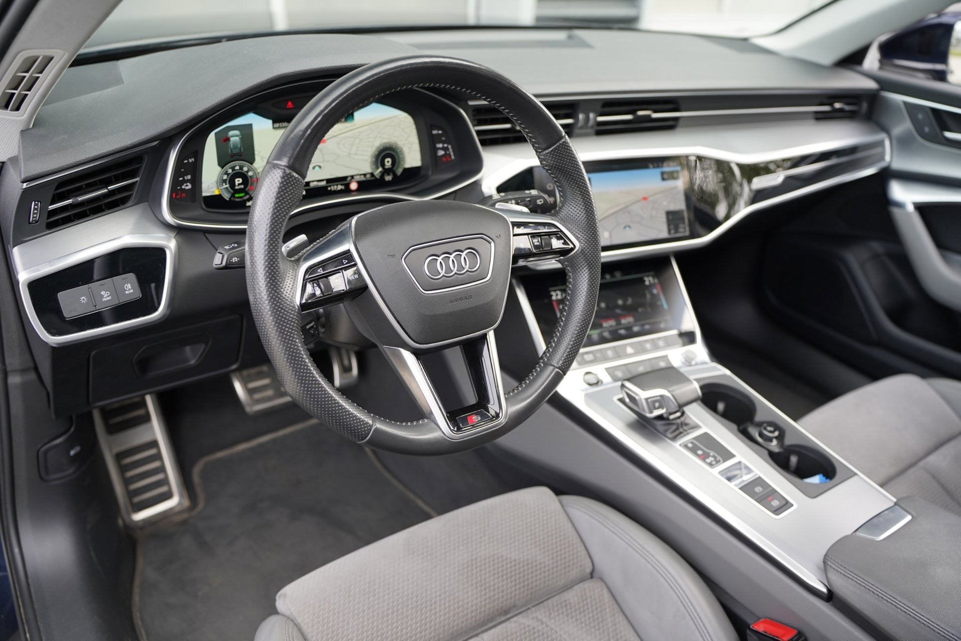 Audi A6 Avant 55 TFSI e quattro 367PK Pano Trek 360Cam Acc P, Auto's, Automaat, Dealer onderhouden, Gebruikt, Euro 6