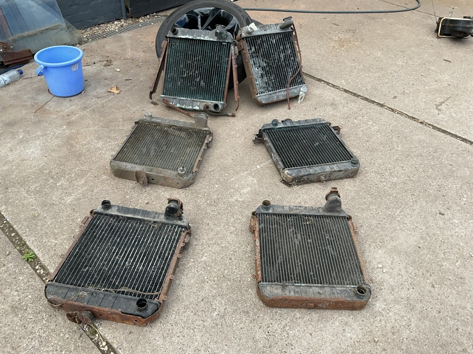 Radiateur Opel GT 1900 Manta, Auto-onderdelen, Motor en Toebehoren, Ophalen, Gebruikt, Opel
