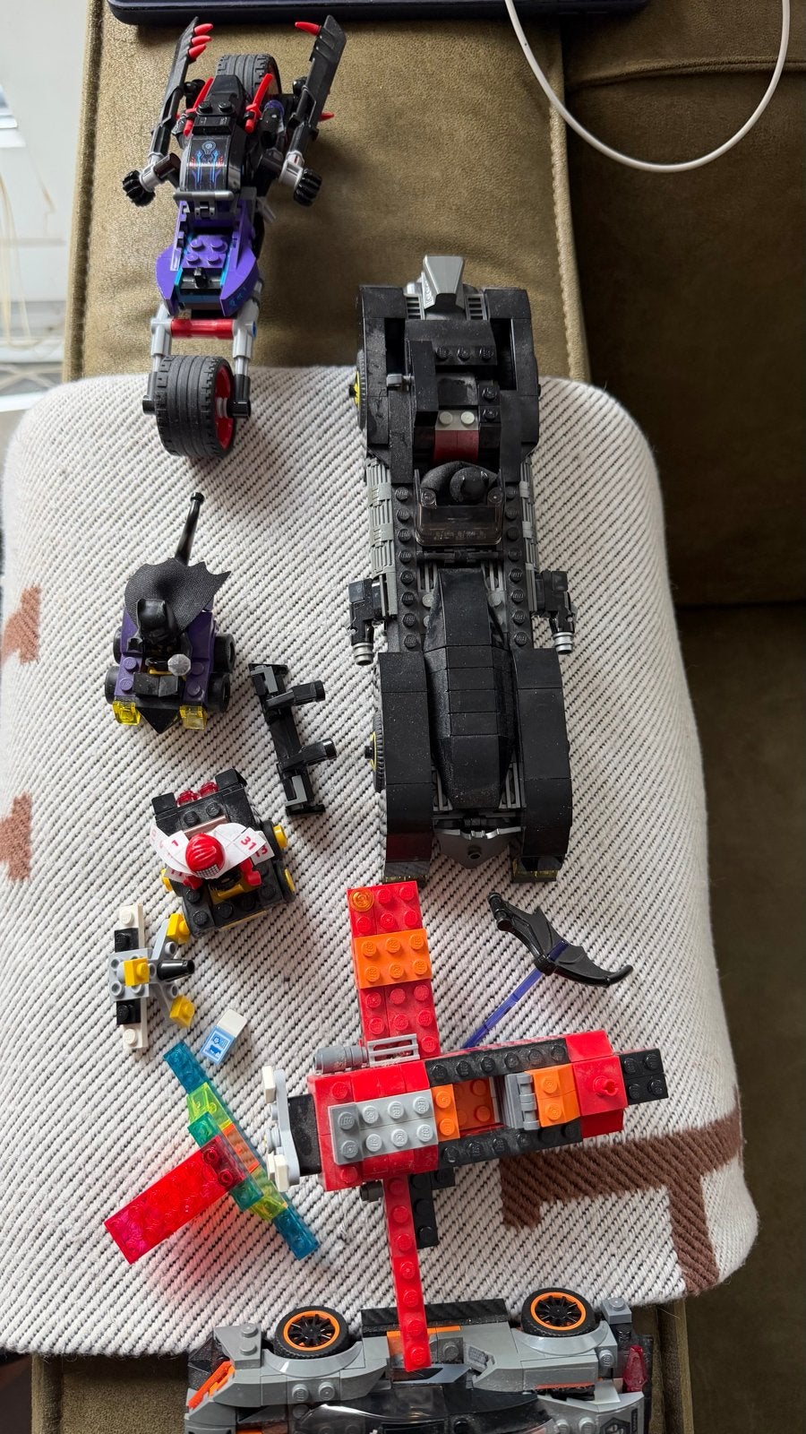 Grote doos vol originele LEGO - diverse sets en losse stenen, Ophalen, Gebruikt, Inclusief extra onderdelen, Lego