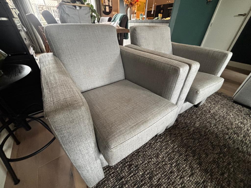 Fauteuils, grijs, Ophalen, Eenpersoons, Minder dan 75 cm, Zo goed als nieuw