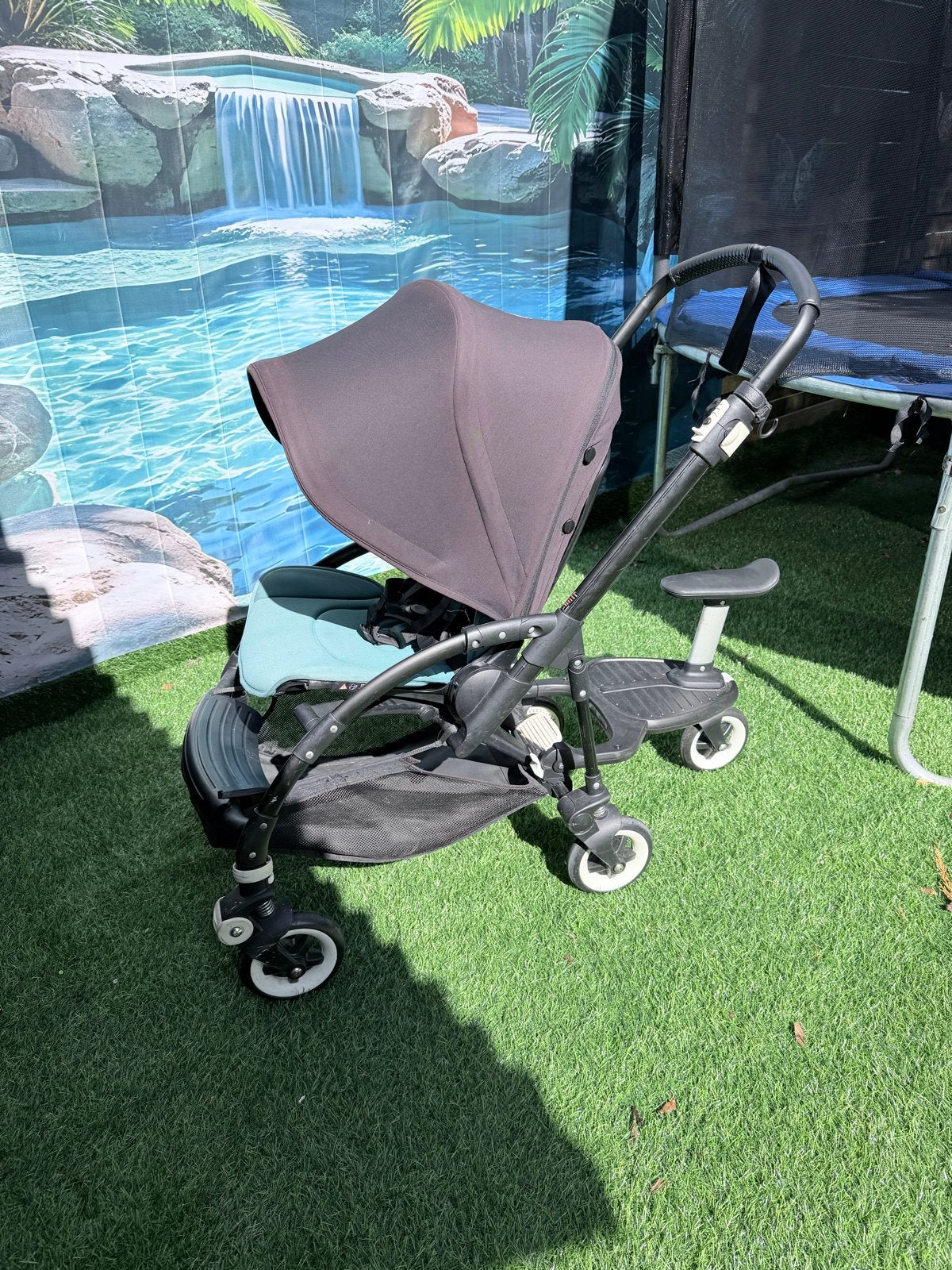 Bugaboo bee3  kinderwagen met meerijdplankje, Kinderen en Baby's, Ophalen, Gebruikt, Kinderwagen, Bugaboo