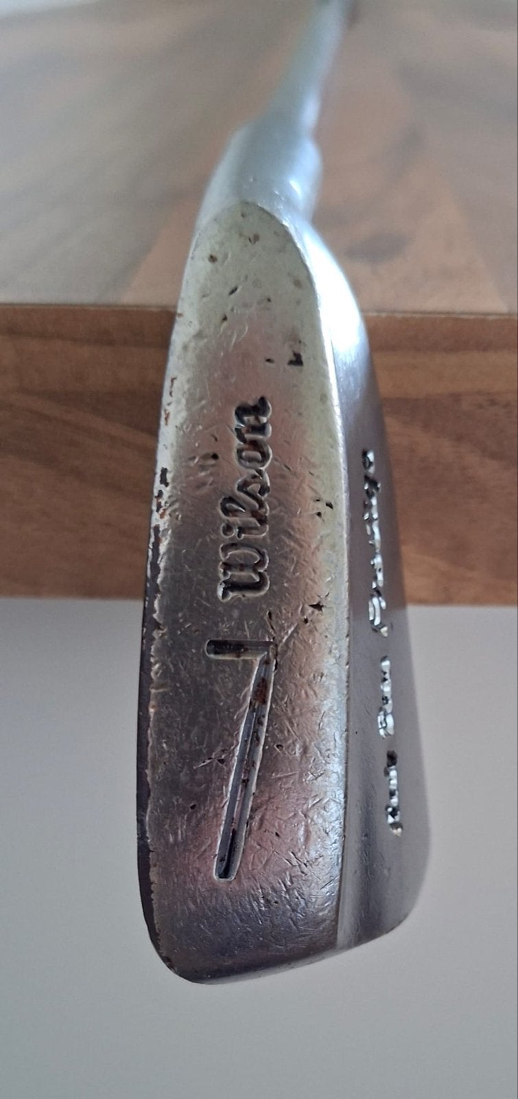 Vintage golfclub Iron golf ijzer club Wilson 7, Ophalen of Verzenden, Gebruikt, Club, Overige merken