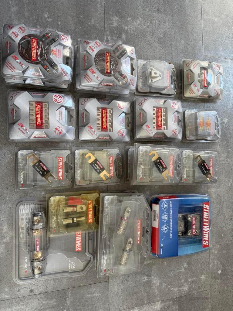 StreetWires Audio Accessoires: Zekeringen, Terminals, Houder, Ophalen of Verzenden, Nieuw, Universele onderdelen