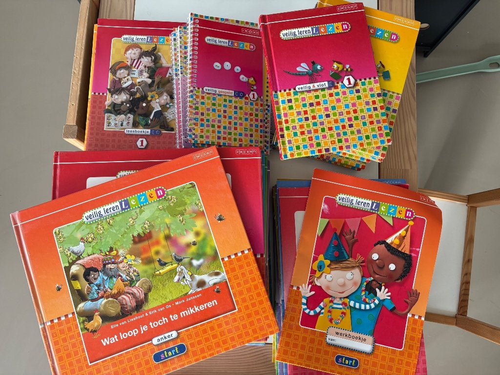 Veilig leren lezen volledige set, Ophalen, Zo goed als nieuw, Overige niveaus, Nederlands