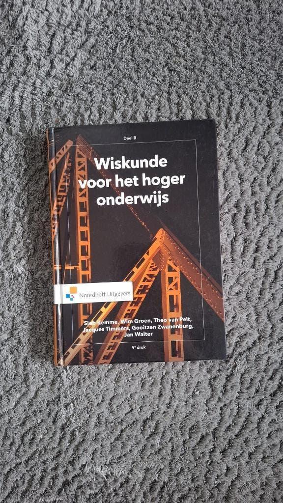 Wiskunde voor het hoger onderwijs, Deel B, Zo goed als nieuw, Noordhoff Uitgevers, Beta, HBO
