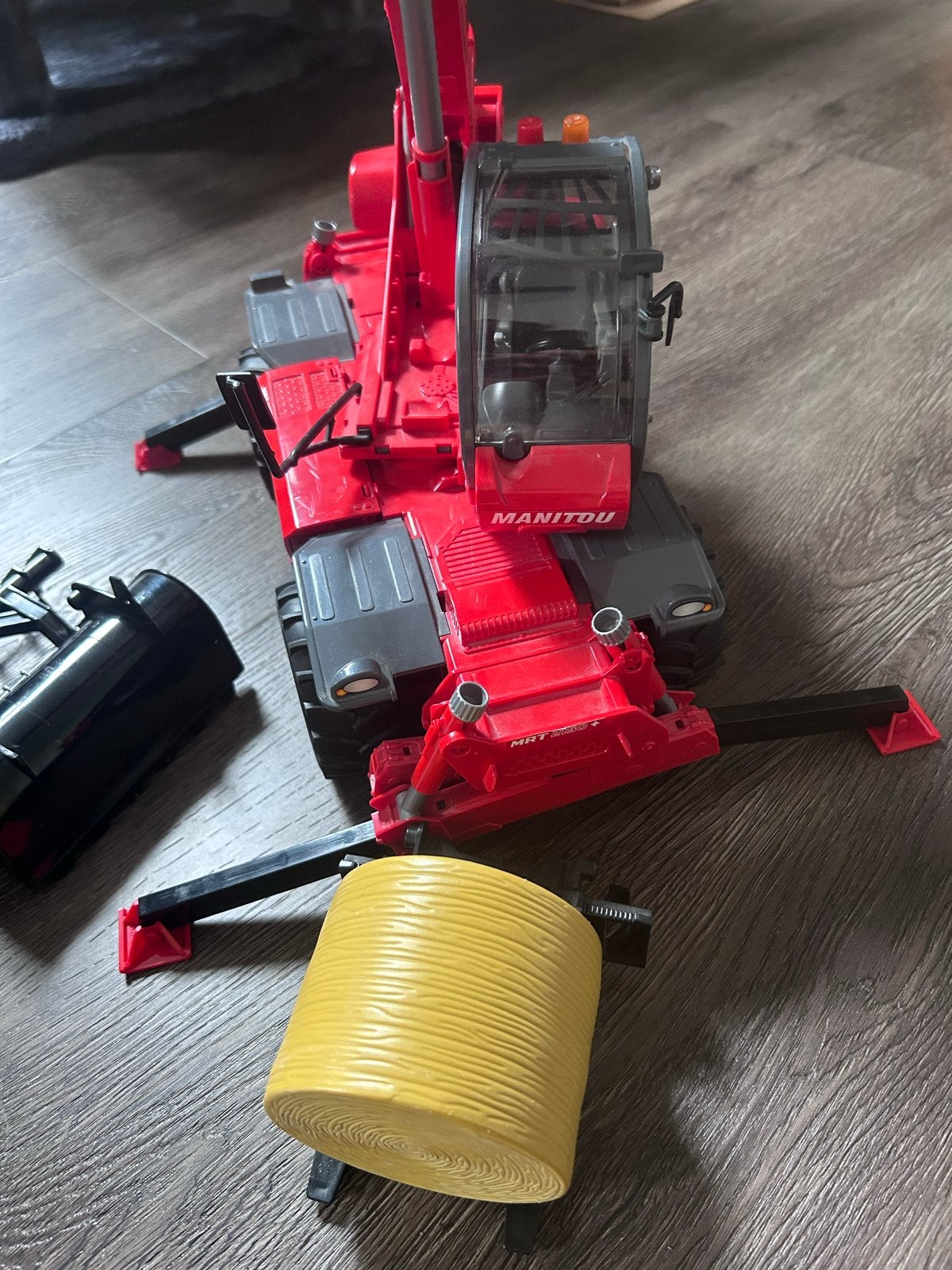 Bruder Manitou MRT 2150 verreiker met accessoires, Ophalen of Verzenden, Gebruikt