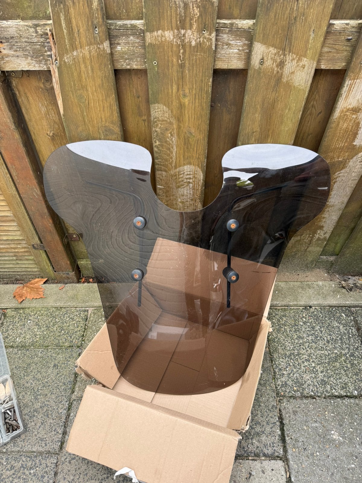 scooter windscherm, Fietsen en Brommers, Ophalen, Gebruikt
