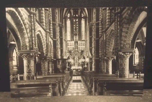 Sittard Briefkaart Basiliek van O.L.V. van het Heilighart, Ophalen of Verzenden, 1940 tot 1960, Nieuw, Overige onderwerpen