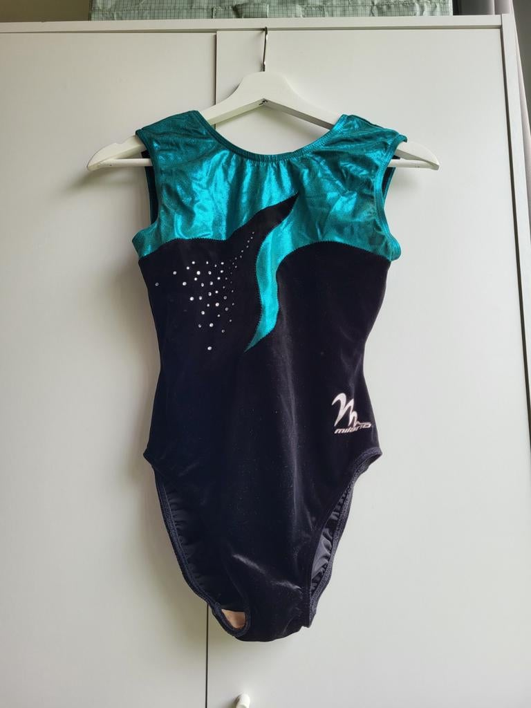 Turnpakje met broekje, Sport en Fitness, Turnen, Gebruikt, Zwart, Maat 36 t/m 42, Ophalen of Verzenden