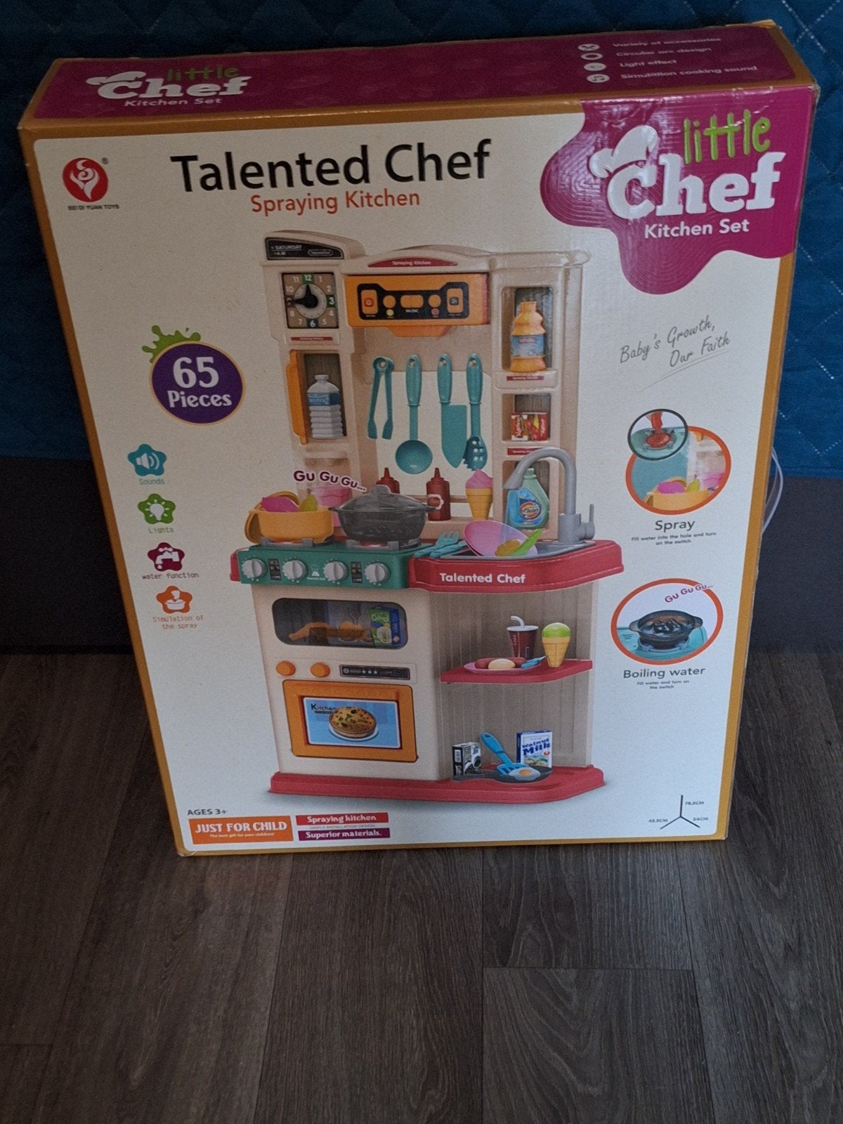Little Chef Kitchen Set 65 Pieces. Nieuw In Doos., Ophalen of Verzenden, Nieuw, Kunststof, Speelkeuken