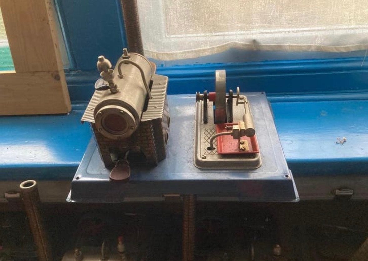 Wilesco Oscillerende Stoommachine - Vintage Model, Ophalen of Verzenden, Gebruikt