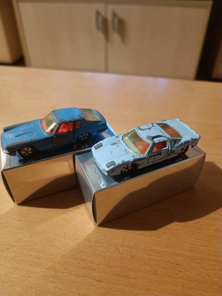 Siku Maserati en Ford GT40, Overige merken, Gebruikt, Auto, Groter dan 1:32