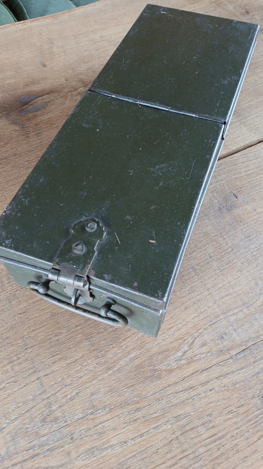 Antieke geldcassette., Ophalen of Verzenden