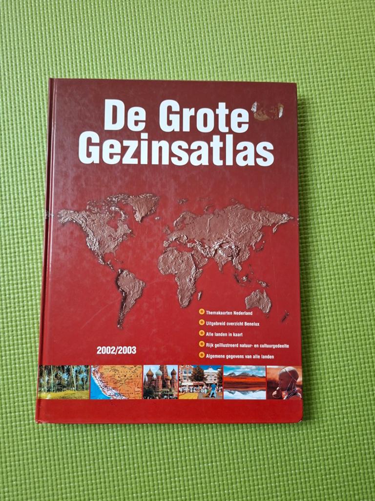 De Grote Gezinsatlas 2002/2003 - Wereldatlas, Boeken, Ophalen, Overige atlassen, 2000 tot heden, Zo goed als nieuw