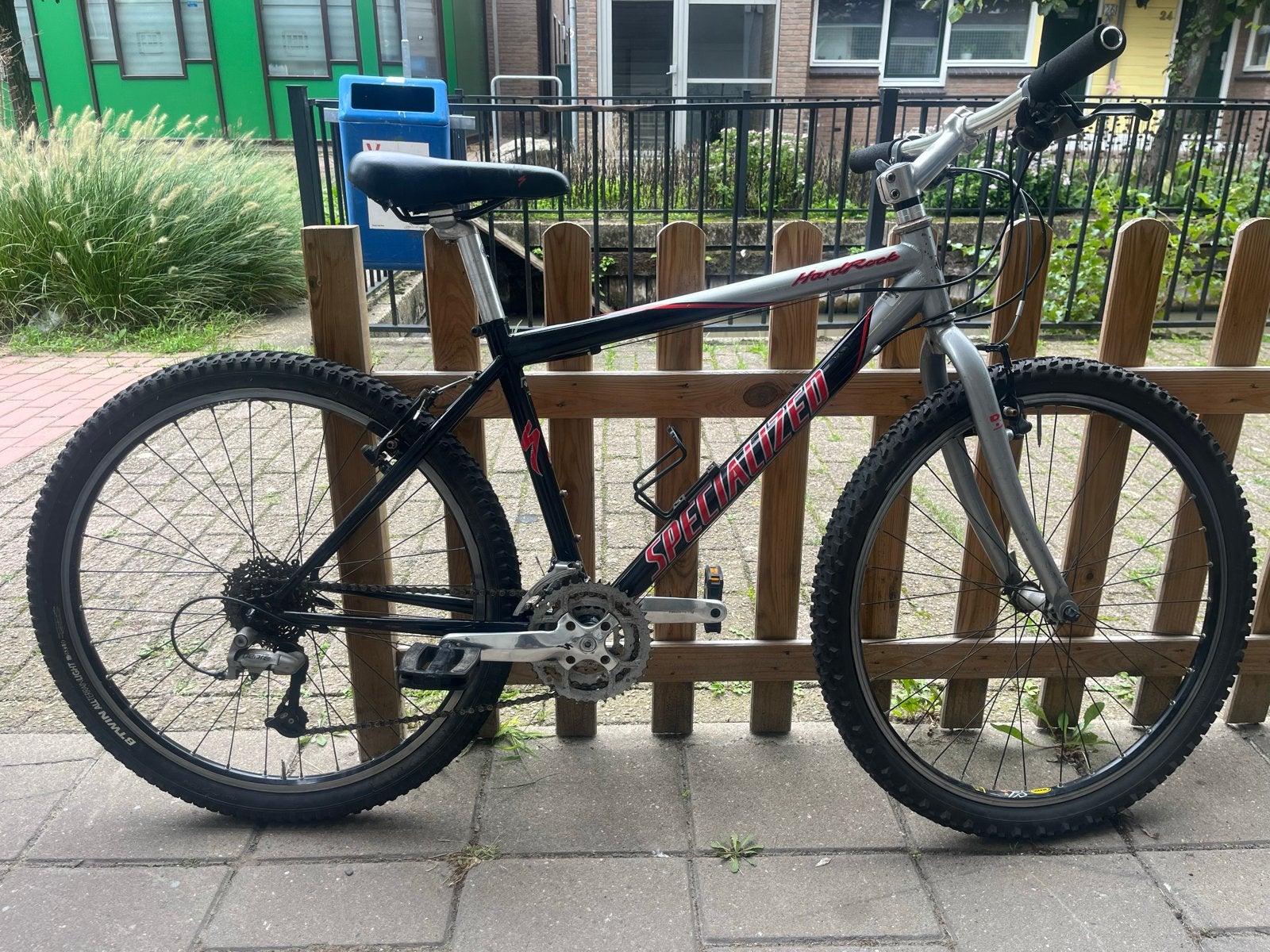 Specialized Hardrock Mountainbike - Zilver/Zwart, Gebruikt, Hardtail, 53 tot 57 cm, Ophalen