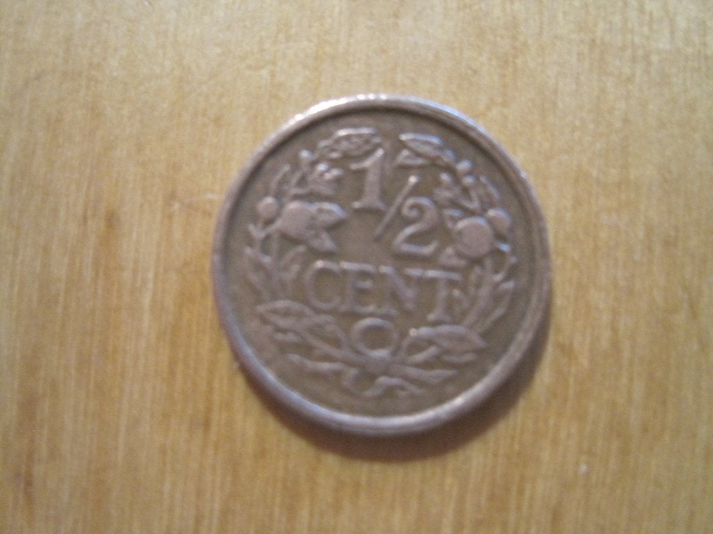 1/2 cent munten Wilhelmina Nederland, Verzenden, Koningin Wilhelmina, 1 cent, Setje