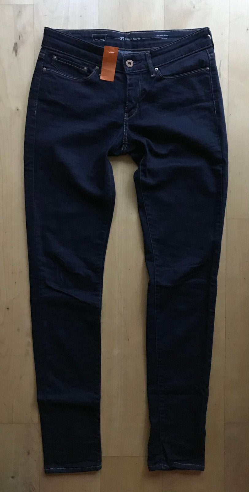 Levi’s Slight Curve Modern Rise Skinny dames jeans W27 L34, Ophalen of Verzenden, Blauw, W27 (confectie 34) of kleiner