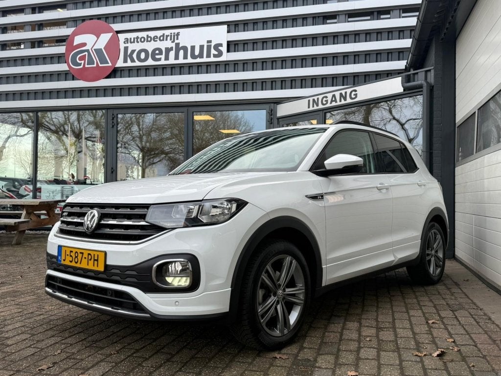 Volkswagen T-Cross 1.0 TSI R-Line (bj 2020), Voorwielaandrijving, T-Cross, Gebruikt, Euro 6