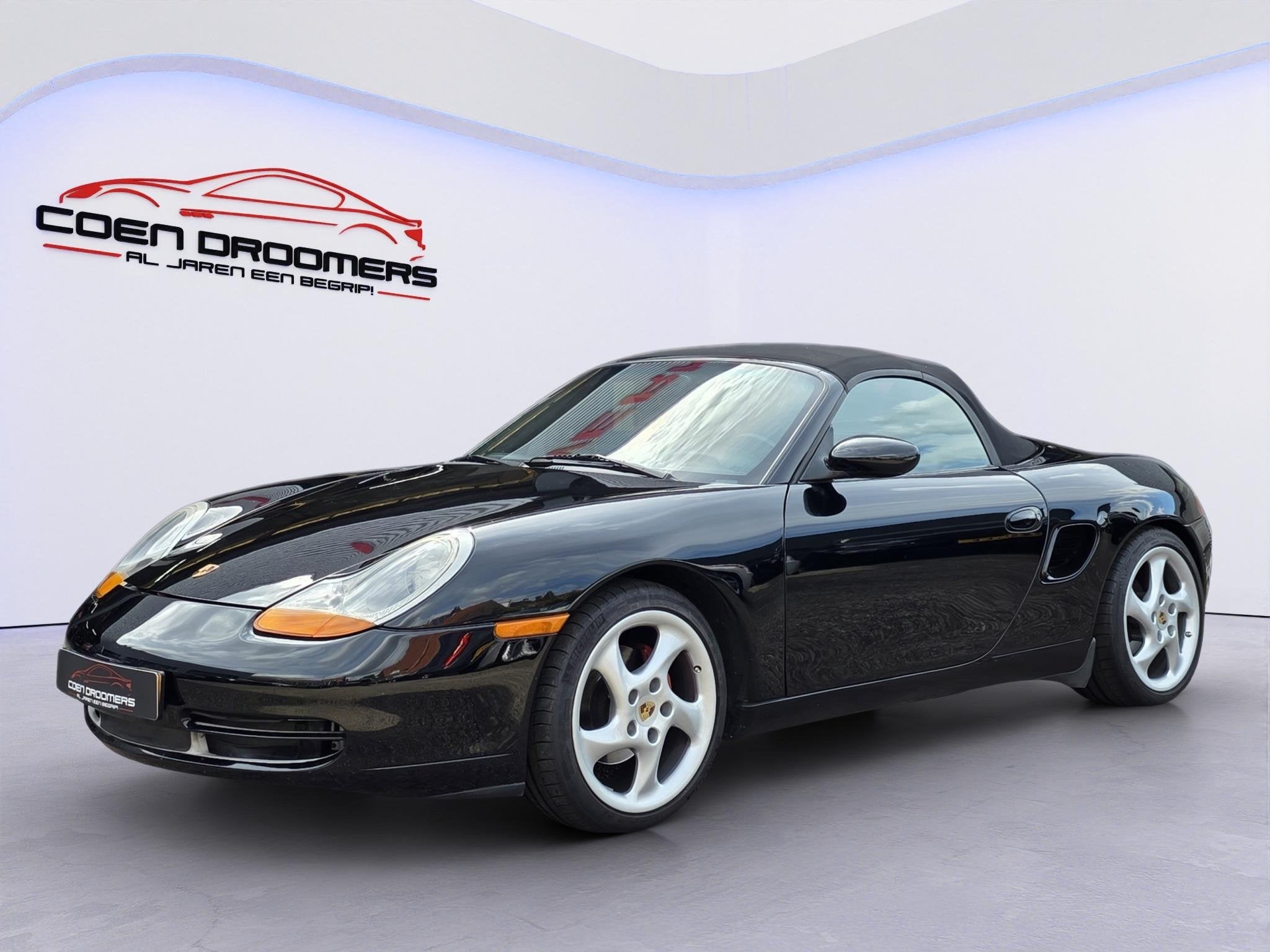 Porsche Boxster 2.7 Tiptronic /Apple Carplay/Magnus Uitlaat/, Auto's, Automaat, Gebruikt, Zwart, Bedrijf