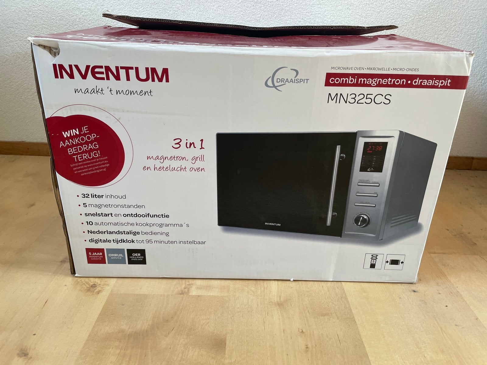 Te Koop inventum kombimachnetron, Ophalen, Zo goed als nieuw