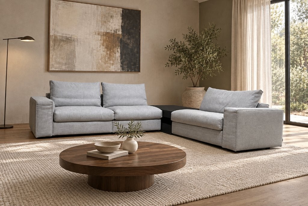 NIEUWSTAAT Linteloo Mauro Hoekbank NP €15.000 + GARANTIE, Huis en Inrichting, Design Bank Bankstel Zetel Hoekbank Linteloo, Hoekbank