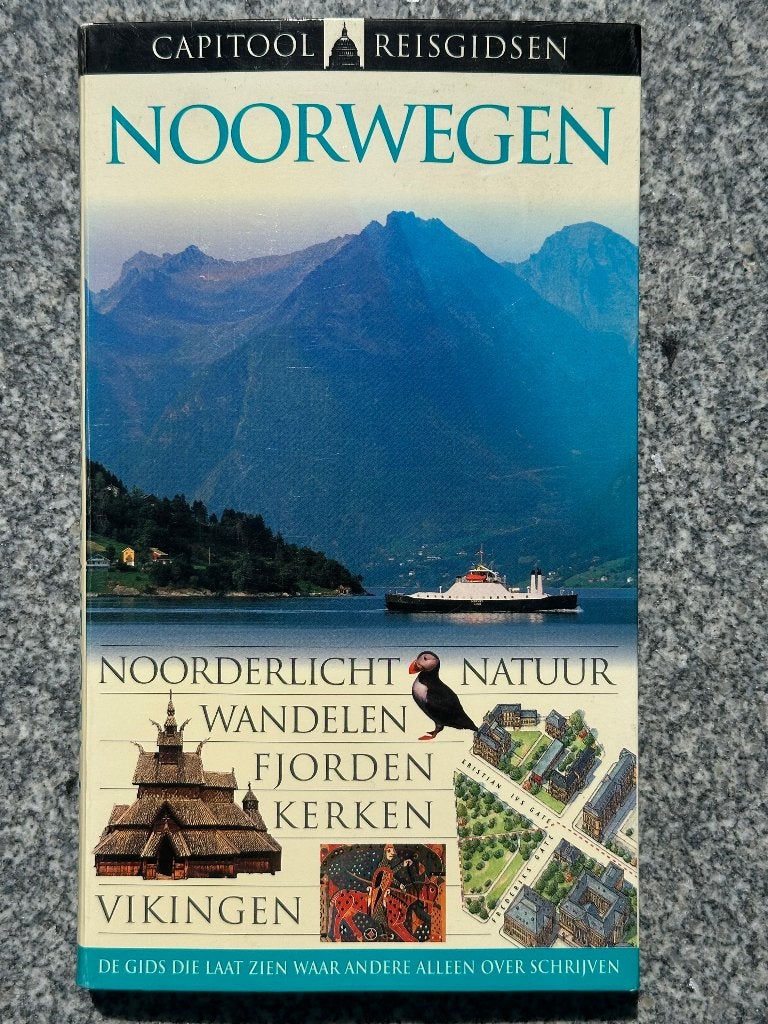 Noorwegen, Capitool reisgidsen, Boeken, Reisgidsen, Capitool, Verzenden, Europa, Zo goed als nieuw