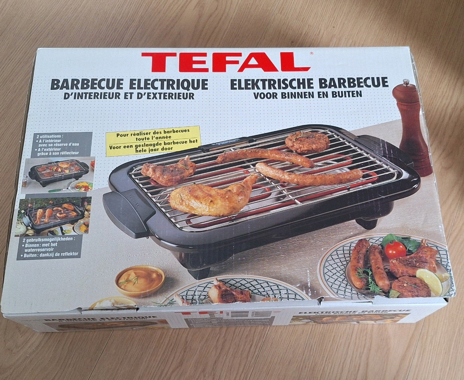 Tefal elektrische barbecue - Zeer weinig gebruikt, Ophalen of Verzenden, Tefal